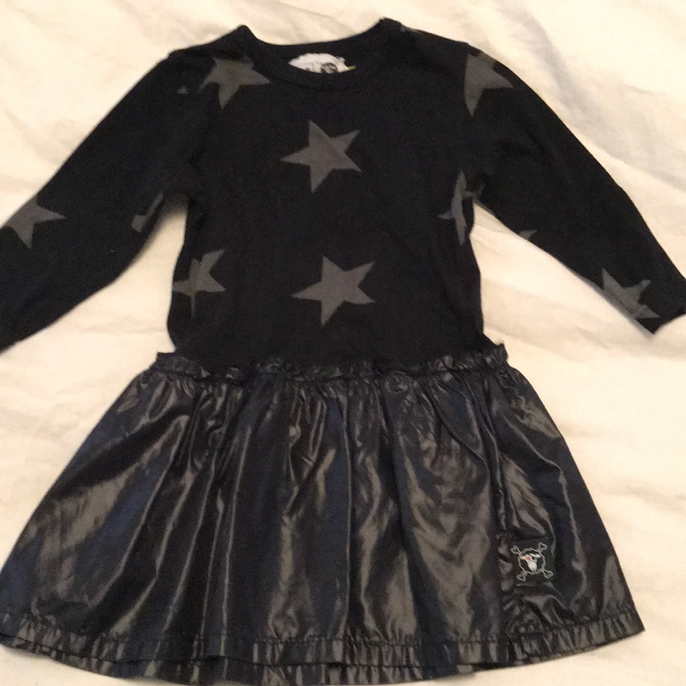 Nununu black star dress